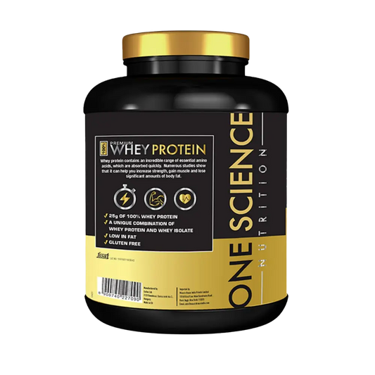 One Science Nutrition Premium Whey Protein 5lbs + Free Creatine 150gm