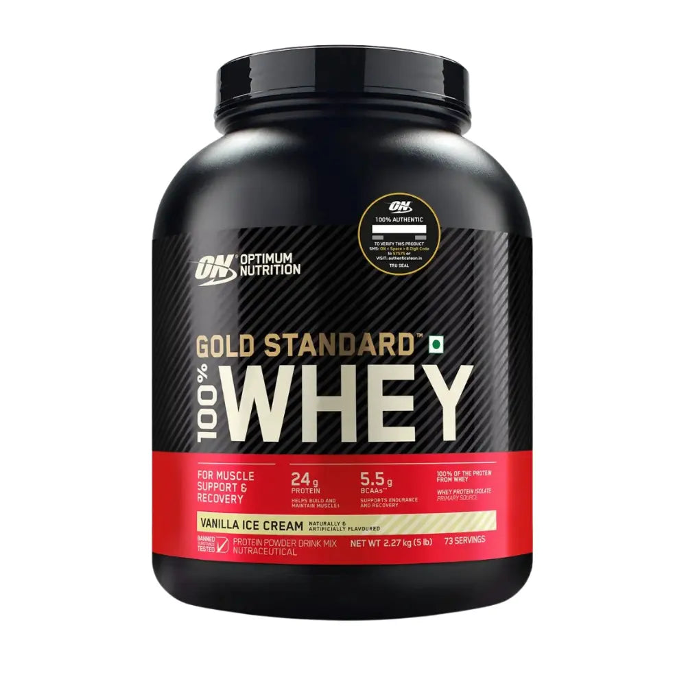 Gold Standard 100% Whey Protein Powder, 5 lbs