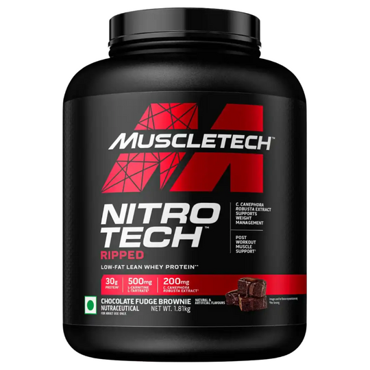 MuscleTech Nitro-Tech Ripped Whey Protein Powder