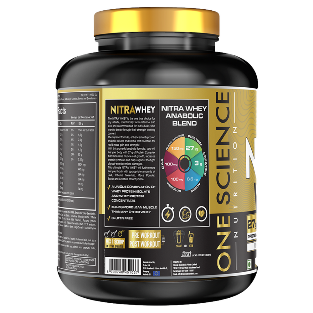 One Science Nutrition Nitra Whey Protein 5lbs