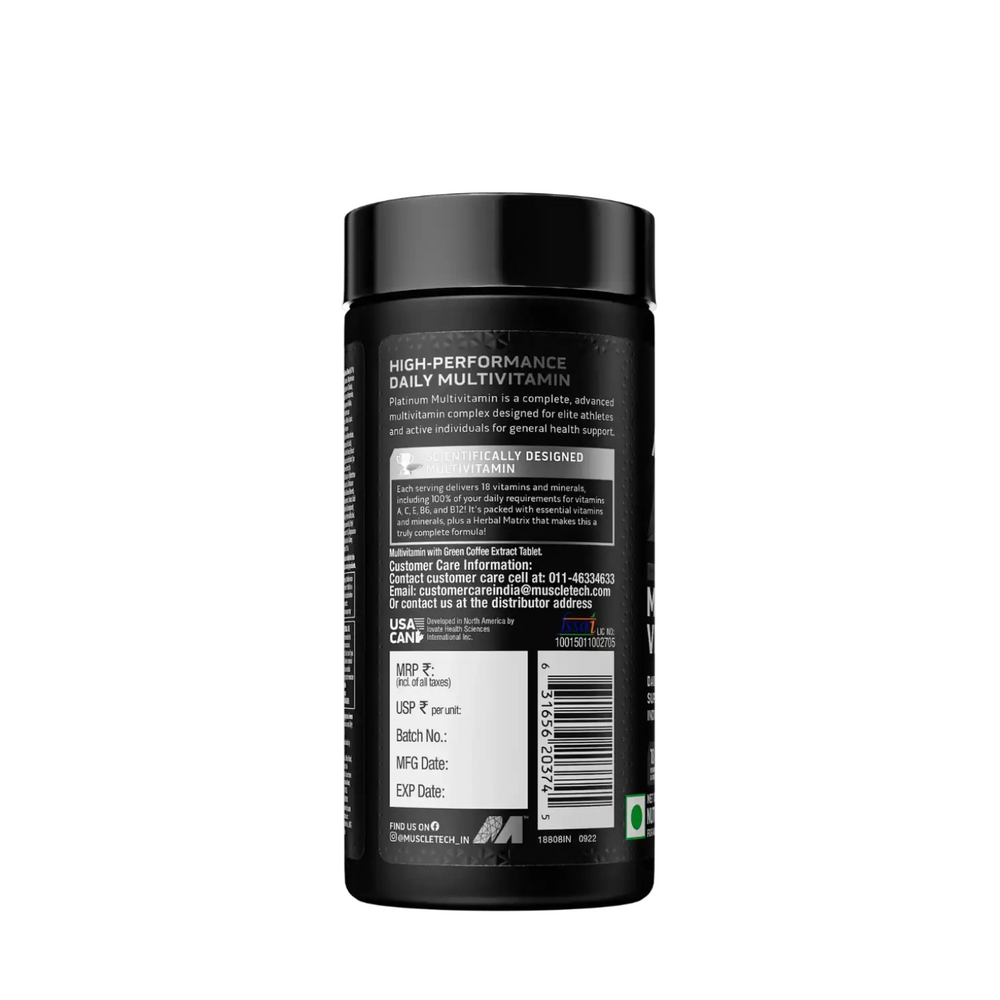 MuscleTech Platinum Multivitamin