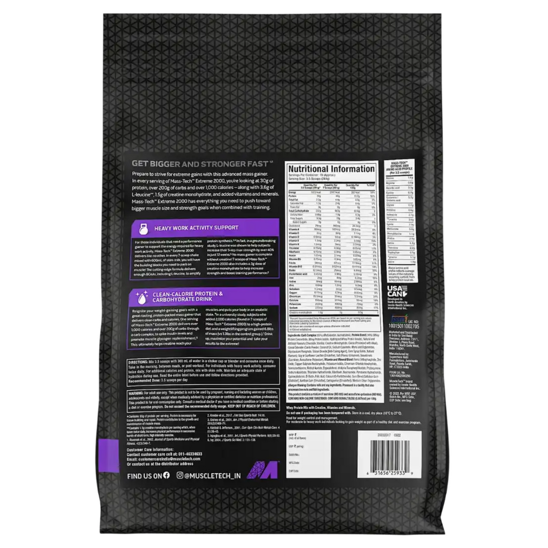 MuscleTech Mass-Tech Extreme 2000 - 5.4Kg