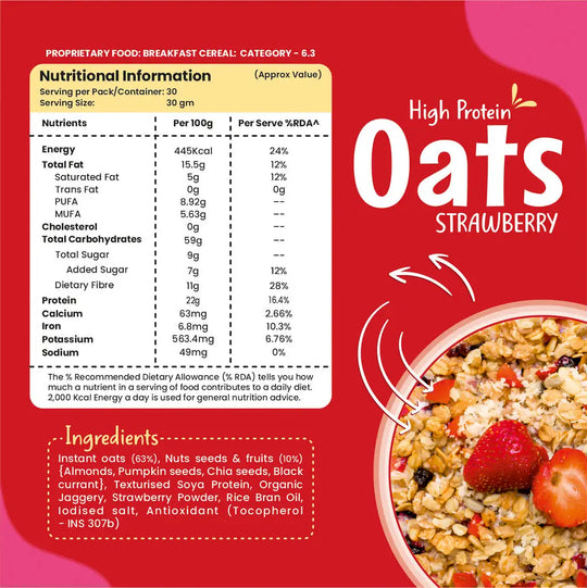 Health Ninja High Protein Oats, 900 gm