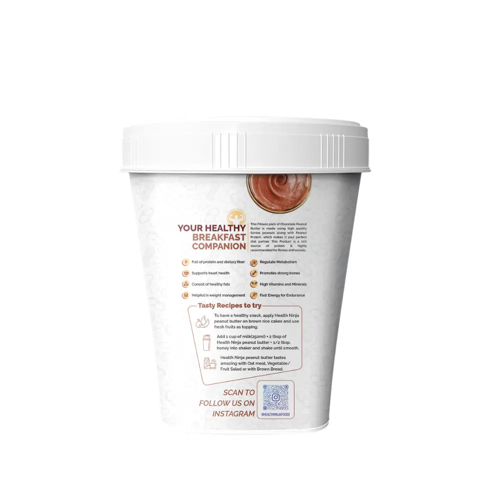 Health Ninja Peanut Butter - Milk Chocolate (Crispy)