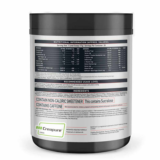 MuscleBlaze Pre Workout WrathX 340 G