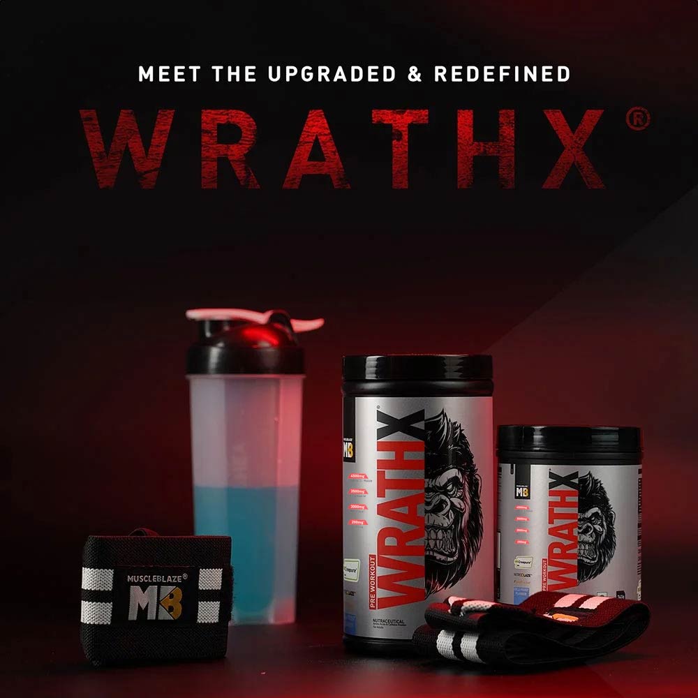 MuscleBlaze Pre Workout WrathX 340 G