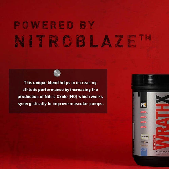 MuscleBlaze Pre Workout WrathX 340 G