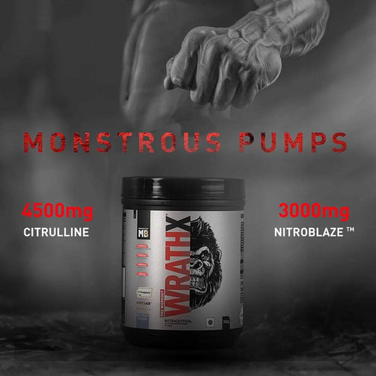 MuscleBlaze Pre Workout WrathX 340 G