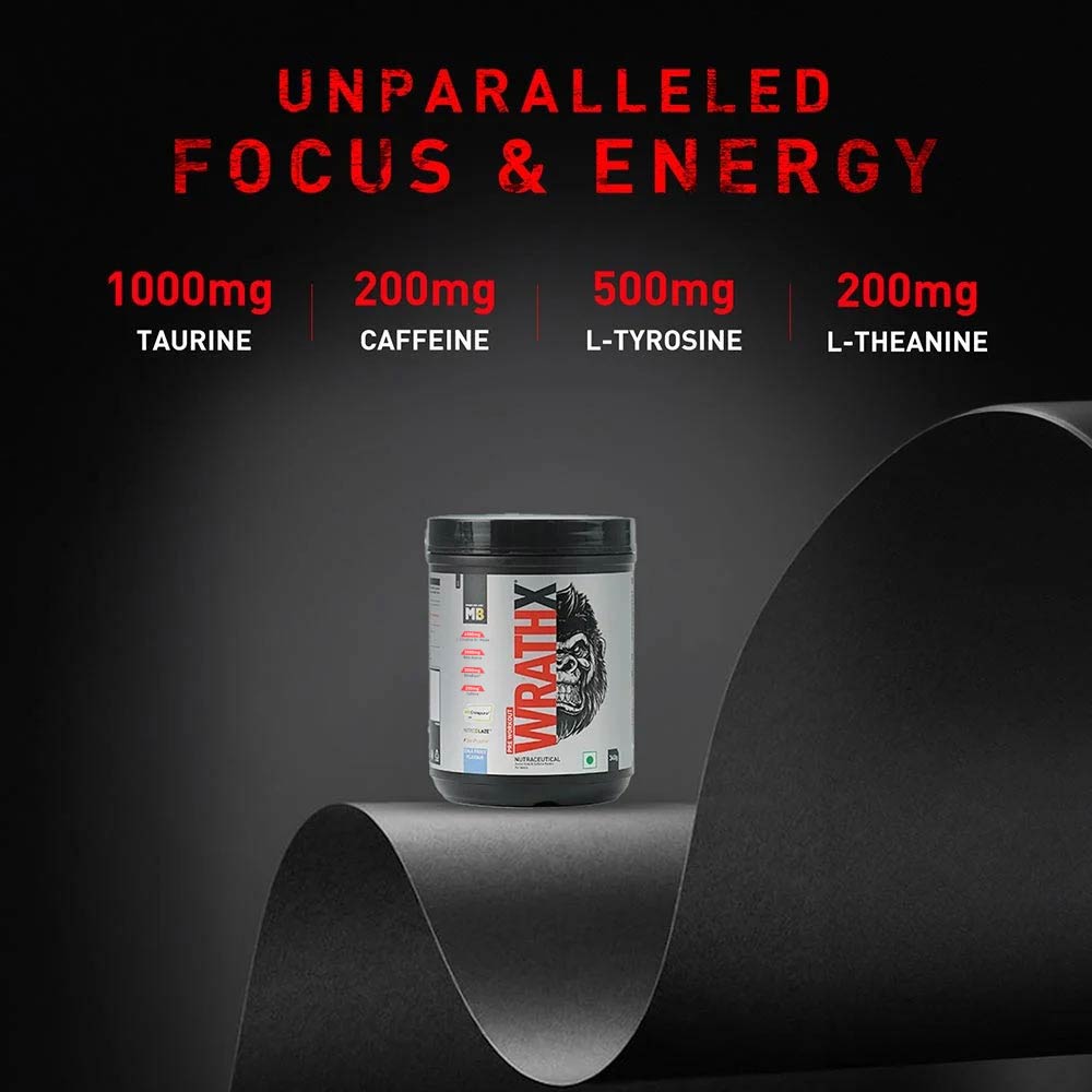 MuscleBlaze Pre Workout WrathX 340 G