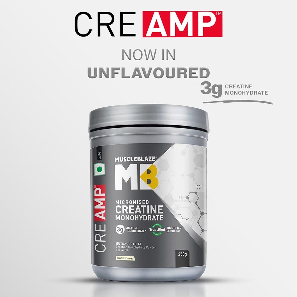 MuscleBlaze Creatine Monohydrate CreAMP 250 G