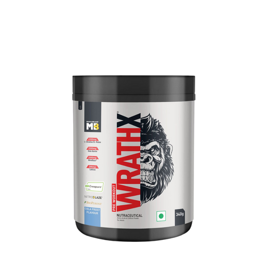 MuscleBlaze Pre Workout WrathX 340 G
