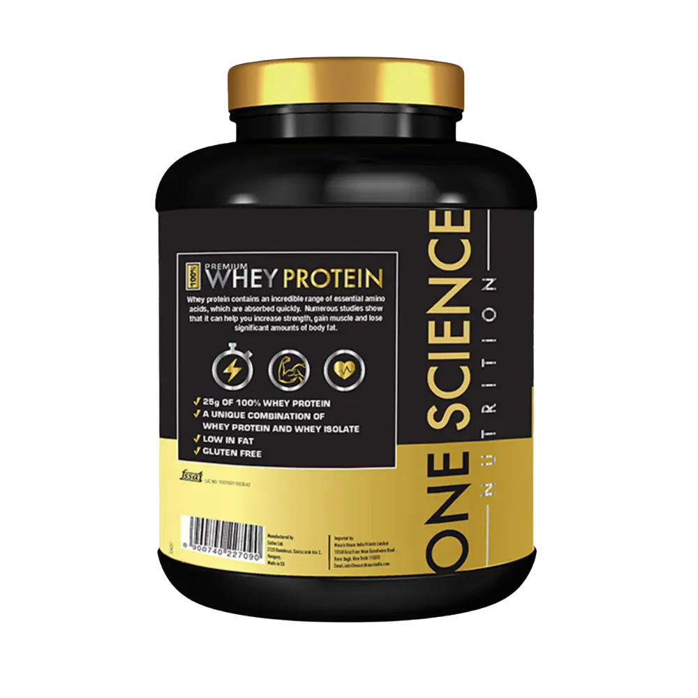 One Science Nutrition Premium Whey Protein 5lbs + Free Creatine 150gm