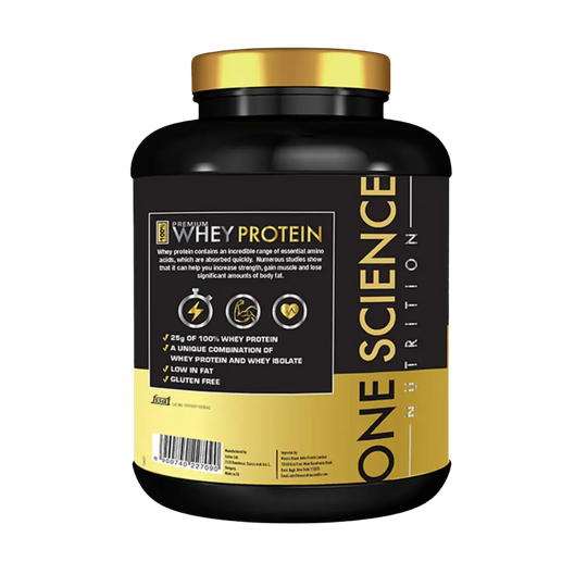One Science Nutrition Premium Whey Protein 5lbs + Free Creatine 150gm