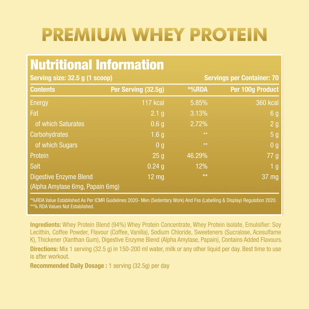 One Science Nutrition Premium Whey Protein 5lbs + Free Creatine 150gm