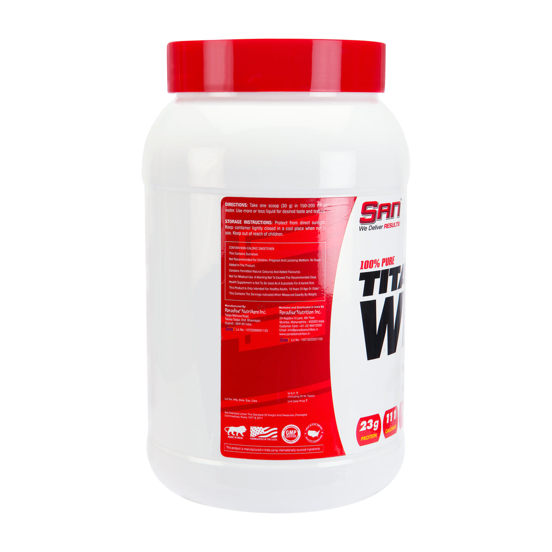 SAN 100% Pure Titanium Whey, 2 lbs